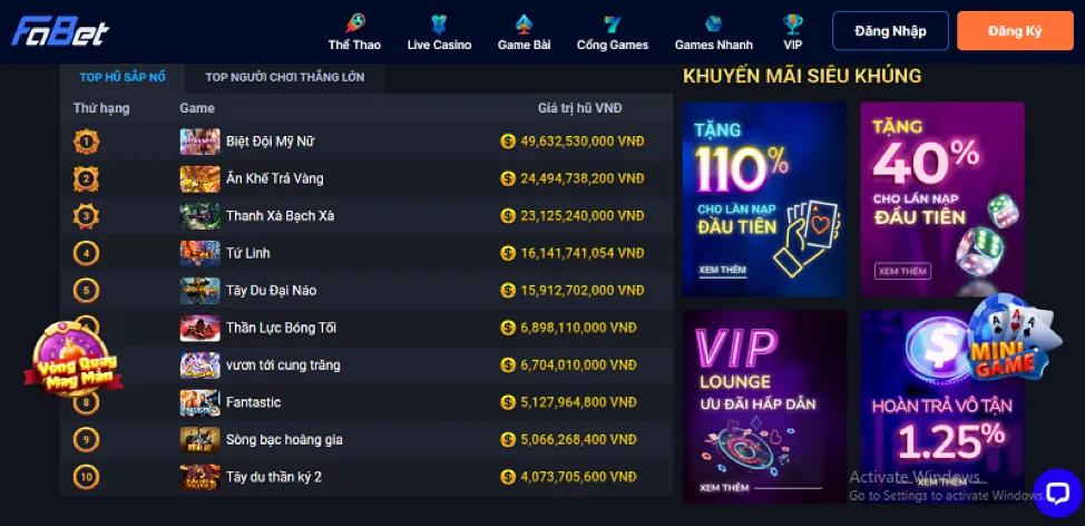 Biểu đồ chiến lược casino cơ bản